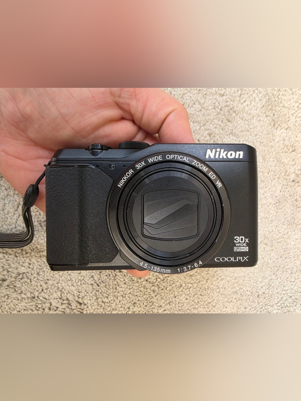 Nikon COOLPIX S9900 16MP 30x Optical Zoom Digital Camera Black - Shutter Issue